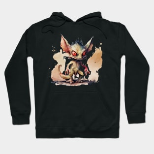 Cute Horror Icon Chupacabra Hoodie